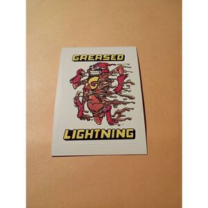 1983 General Mills Zero Hero Trading Card Sticker Vintage #61 Greased Lightning